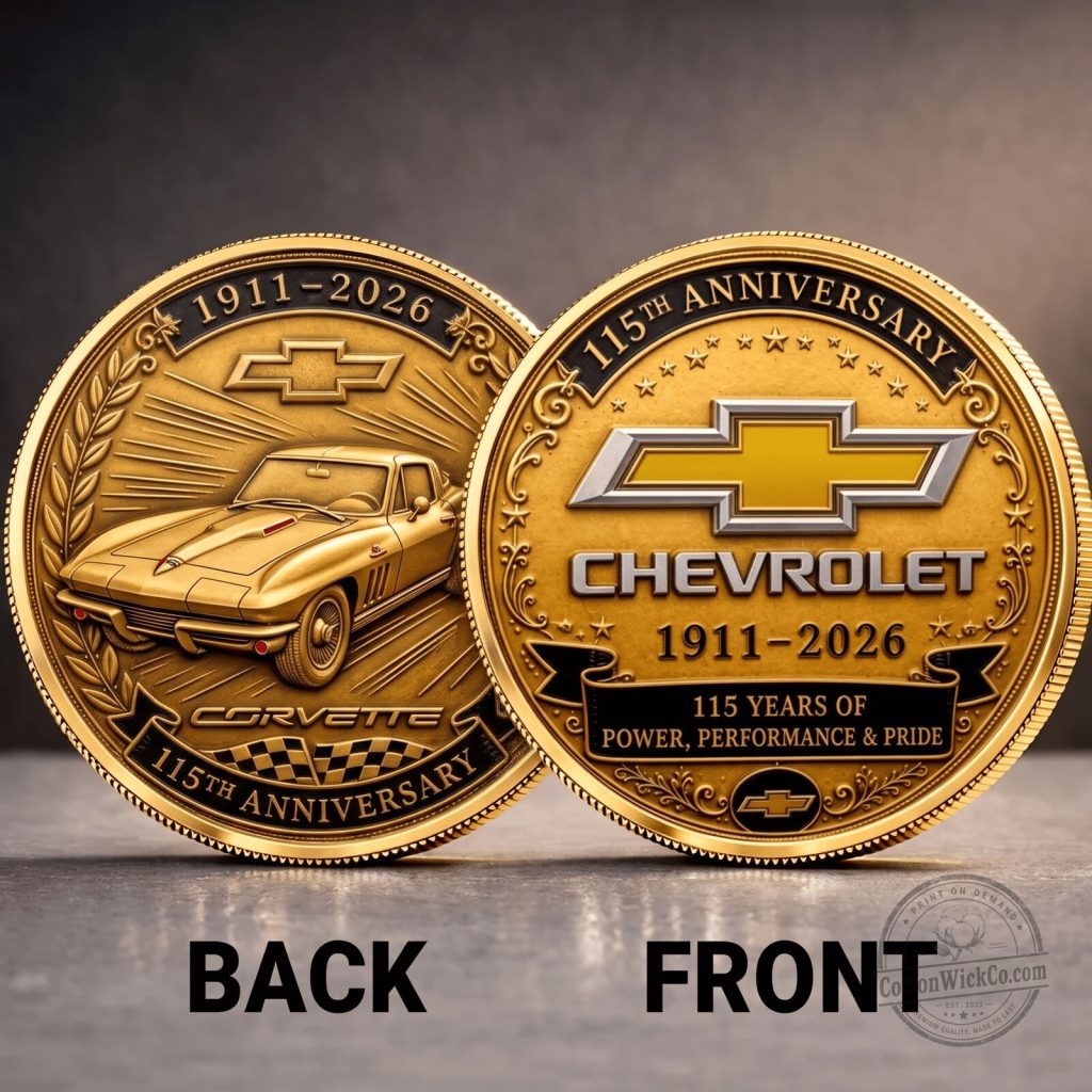 Chevrolet Corvette 115th Anniversary Commemorative Gold Coin Chevrolet Corvette 115th Anniversary Commemorative Gold Coin