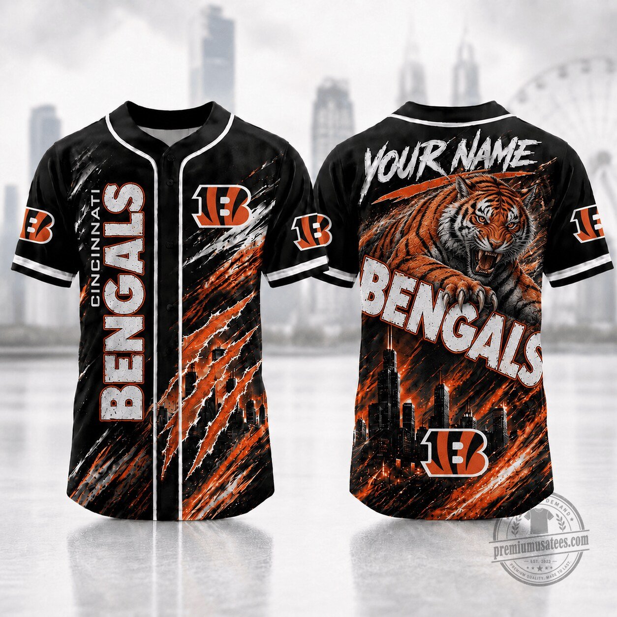 Cincinnati Bengals | Premium Personalized NFL Jersey Shirt For Football Fans NNK