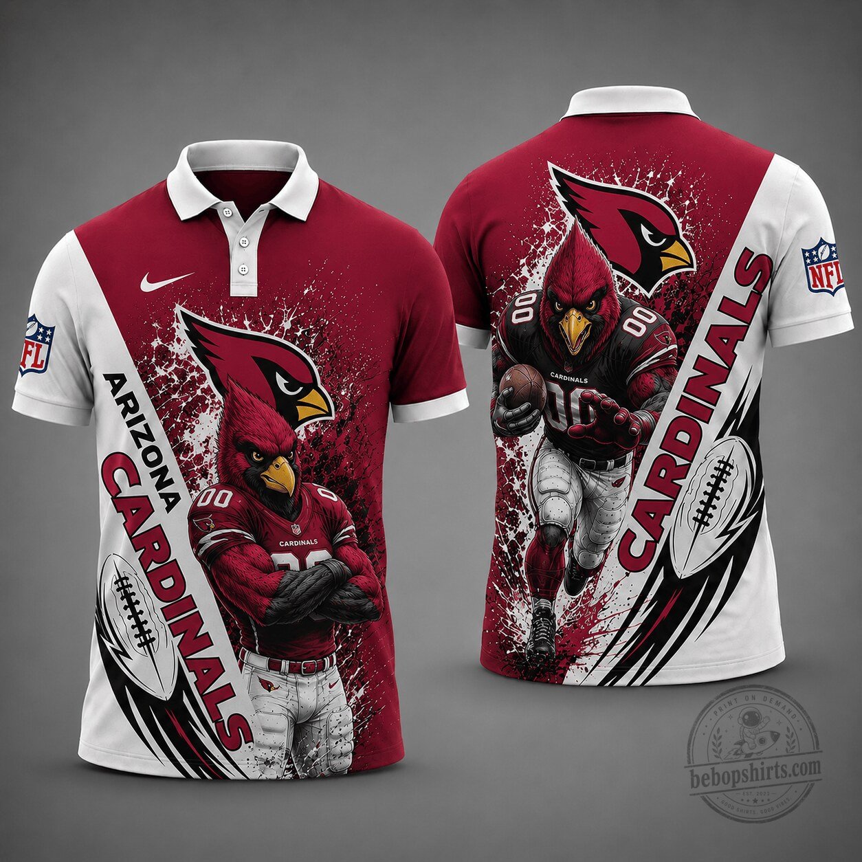 Arizona Cardinals | Premium NFL Gridiron Spirit Polo Shirt NY