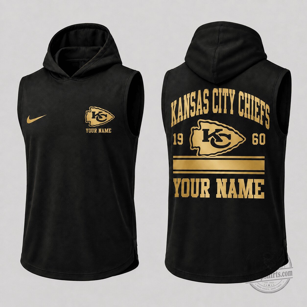 Kansas City Chiefs | Premium NFL Game Day Legacy Custom Hooded Tank Top TD