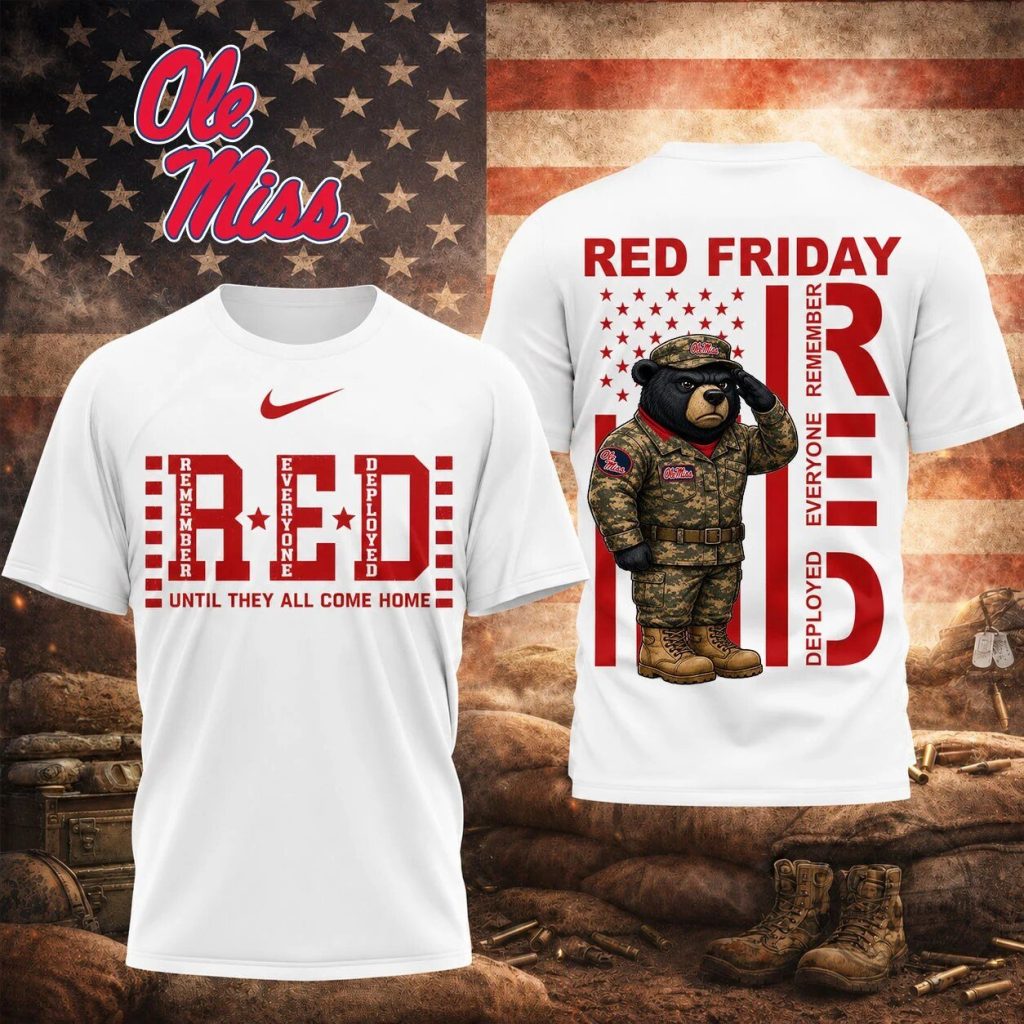 NCAA Ole Miss Rebels Support Our Troops Red Friday Premium T-Shirt NCAA Ole Miss Rebels Support Our Troops Red Friday Premium T-Shirt