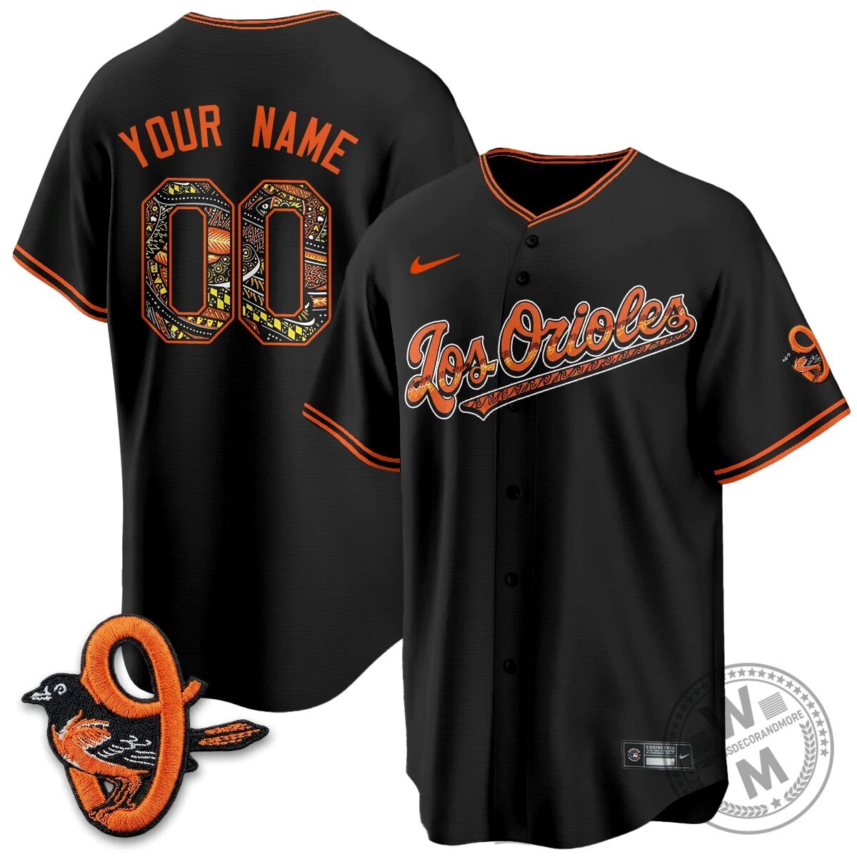 Baltimore Orioles x Hispanic Heritage Night 2026 Vapor Custom Jersey - Stitched 3 Baltimore Orioles x Hispanic Heritage Night 2026 Vapor Custom Jersey - Stitched
