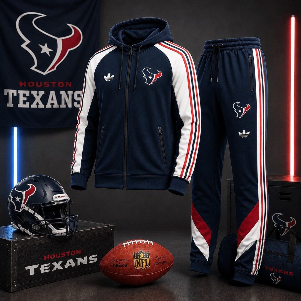 Houston Texans Premium NFL Victory Legacy Jacket & Jogger Set NY Houston Texans | Premium NFL Victory Legacy Jacket & Jogger Set NY