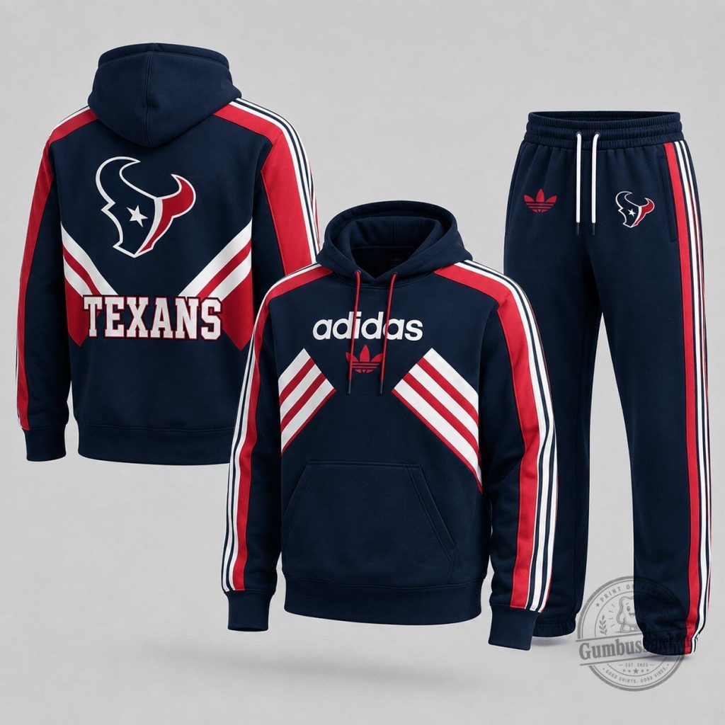 Houston Texans Premium NFL Classic Athletic Hoodie & Jogger Set NY Houston Texans | Premium NFL Classic Athletic Hoodie & Jogger Set NY