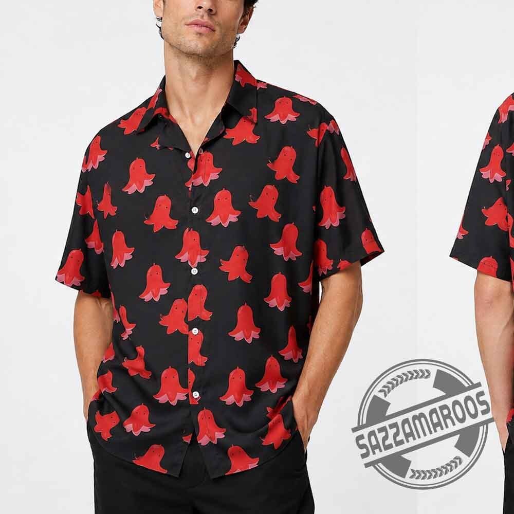 Octopus Sausage Pattern Short Sleeve Hawaiian Shirt 4 Octopus Sausage Pattern Short Sleeve Hawaiian Shirt