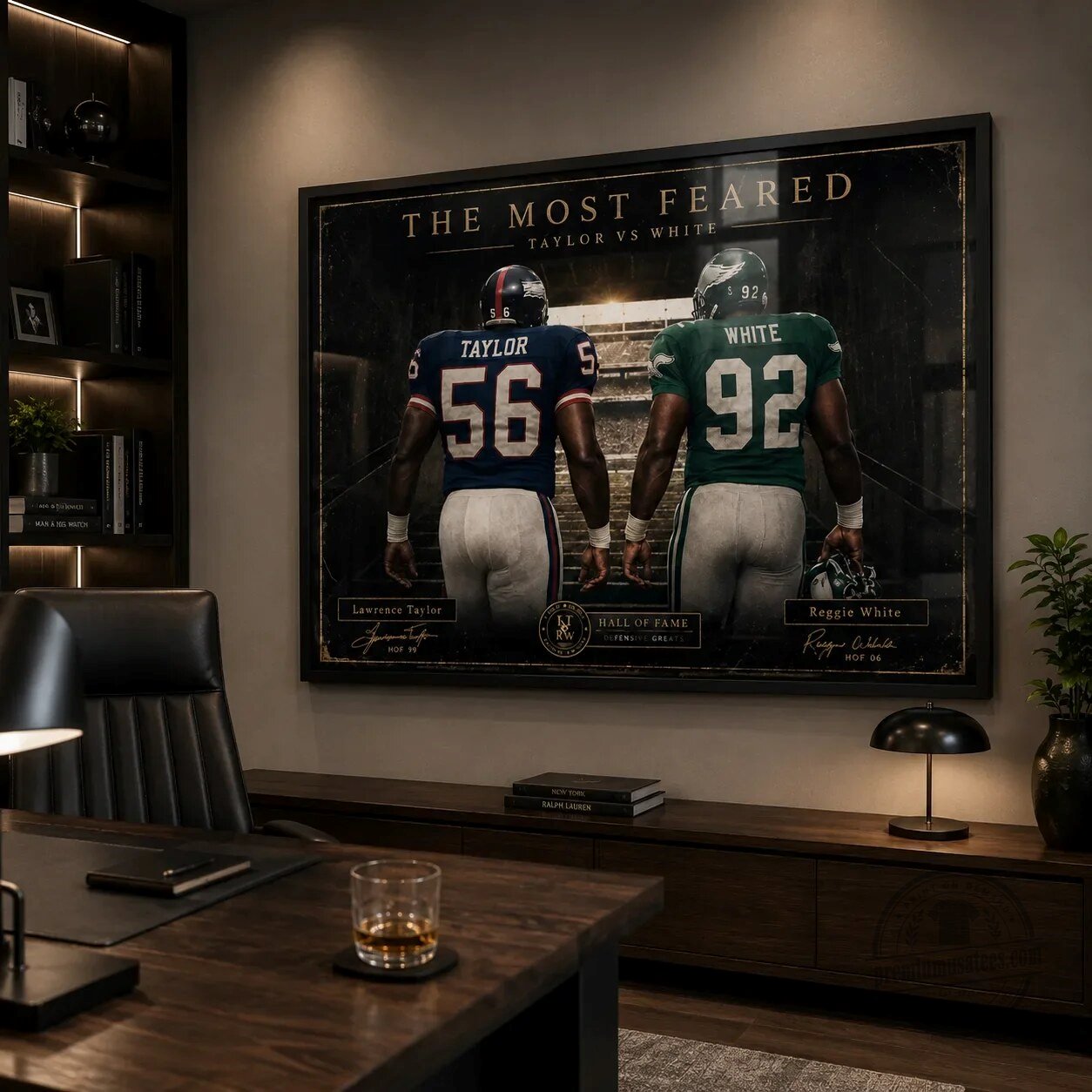 Lawrence Taylor and Reggie White Legends Never Die Football Wall Art Print 11 Lawrence Taylor and Reggie White Legends Never Die Football Wall Art Print