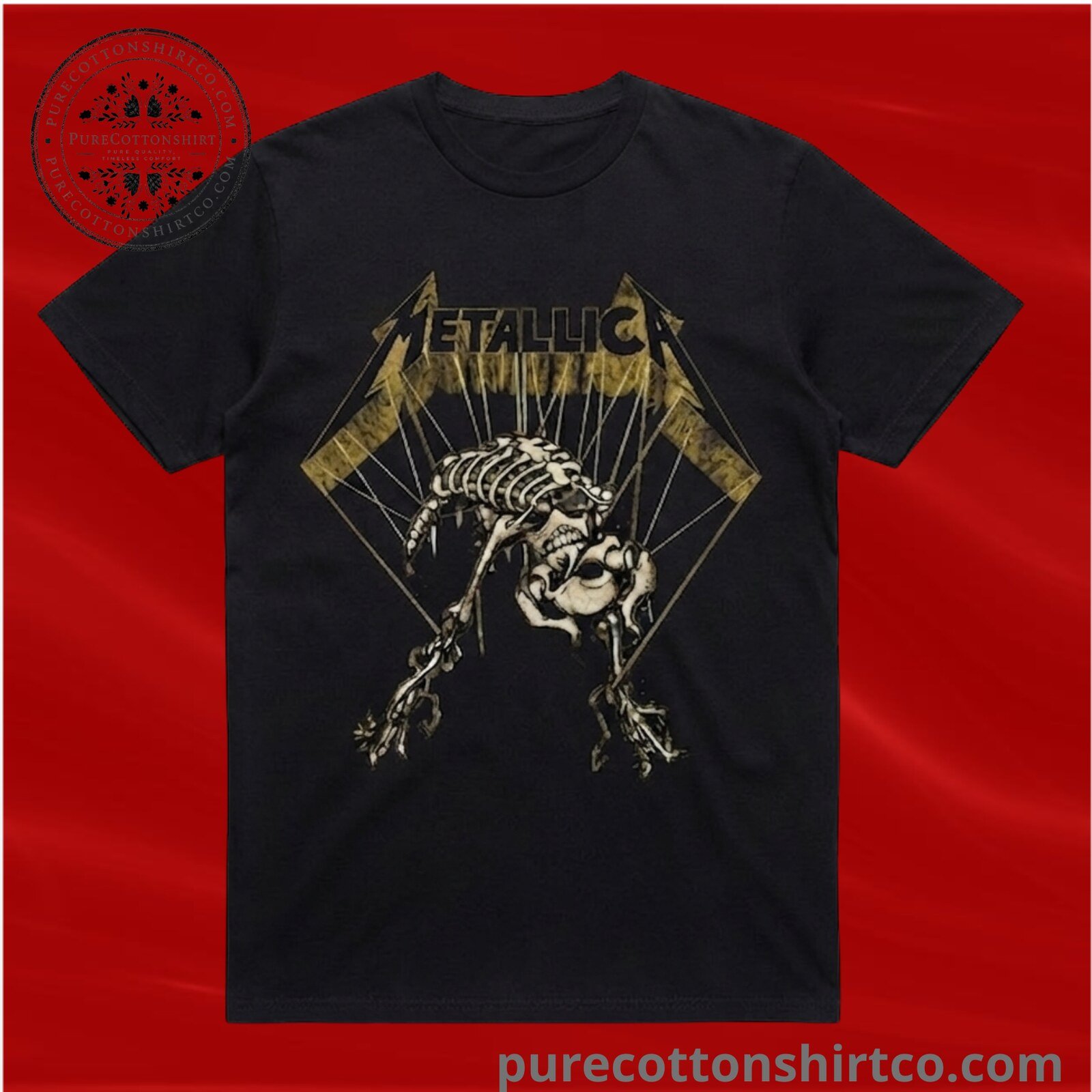 bts-suga-metallica-m72-world-tour-2026-europe-and-uk-merchandise-skeleton-hanging-by-a-thread-as-i-play-dead-two-sided-t-shirt-gallery-1 BTS SUGA Metallica M72 World Tour 2026 Europe UK Skeleton Two-Sided T-Shirt – image 2 of 3
