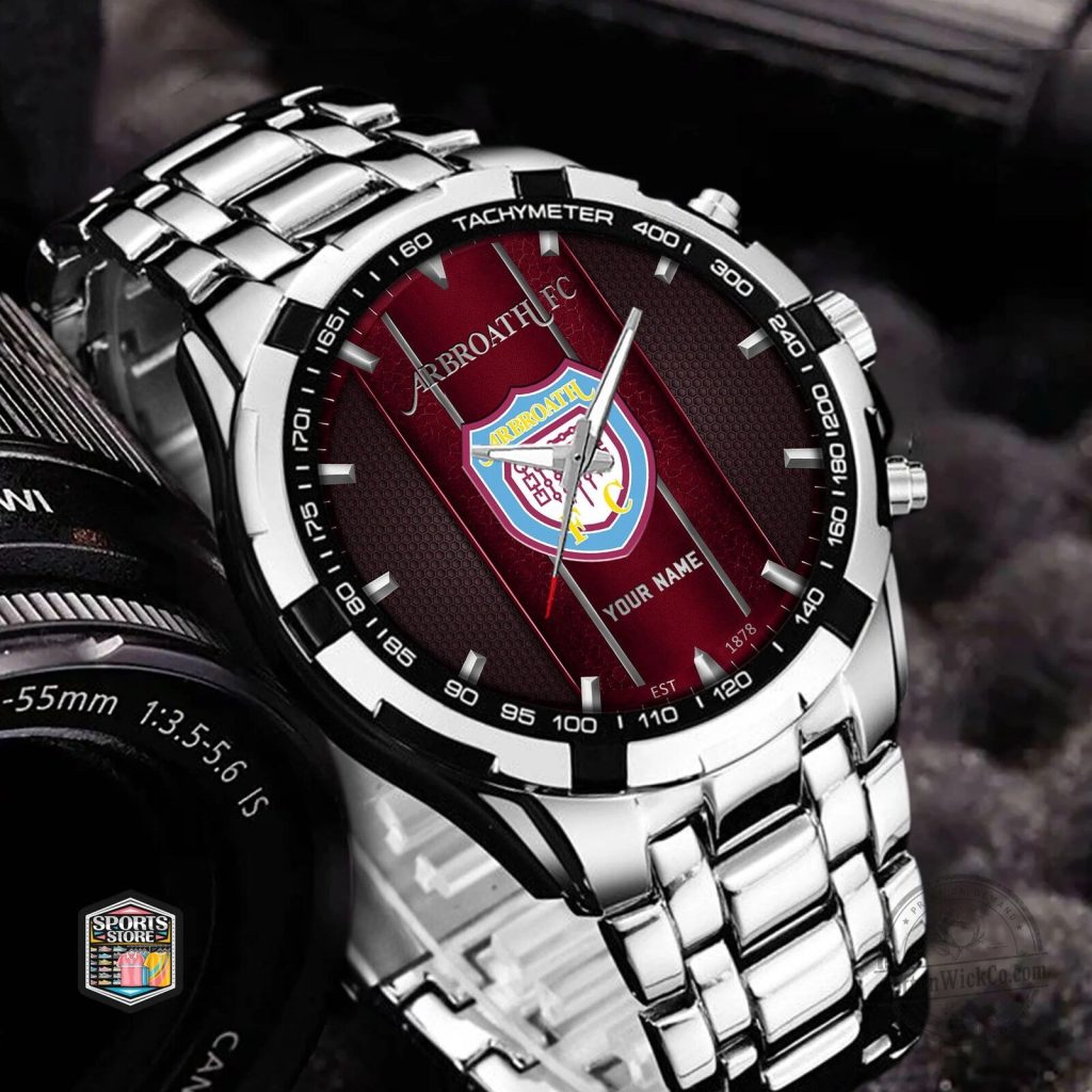Arbroath Football Club Personalized Stainless Steel Watch Arbroath Football Club Personalized Stainless Steel Watch