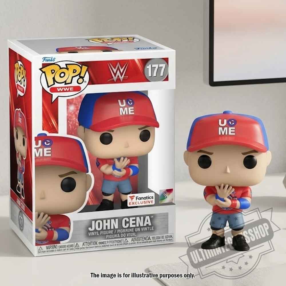 Funko Pop! John Cena #177 U Can't See Me Fanatics Exclusive Vinyl Figure Funko Pop! John Cena #177 U Can't See Me Fanatics Exclusive Vinyl Figure
