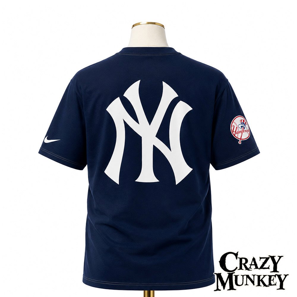 New York Yankees George Lombard Jr Concrete Jungle Navy Fan Shirt | Apparel 6 New York Yankees George Lombard Jr Concrete Jungle Navy Fan Shirt | Apparel