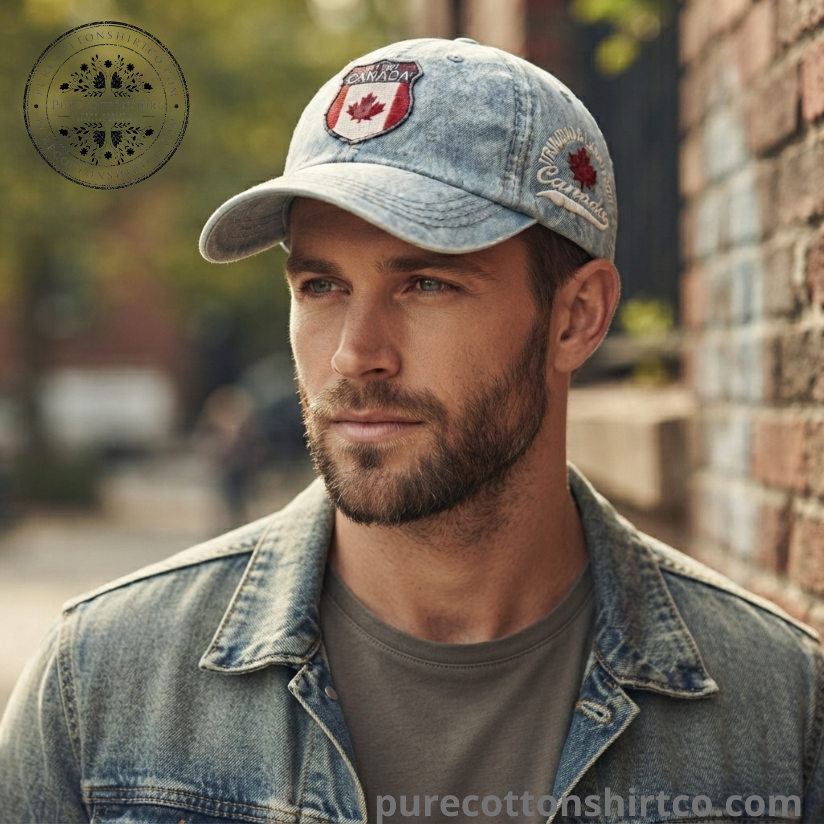 8 BTS V Canada Flag Vintage Cap – BTS WORLD TOUR ‘ARIRANG’ IN TORONTO — image 2