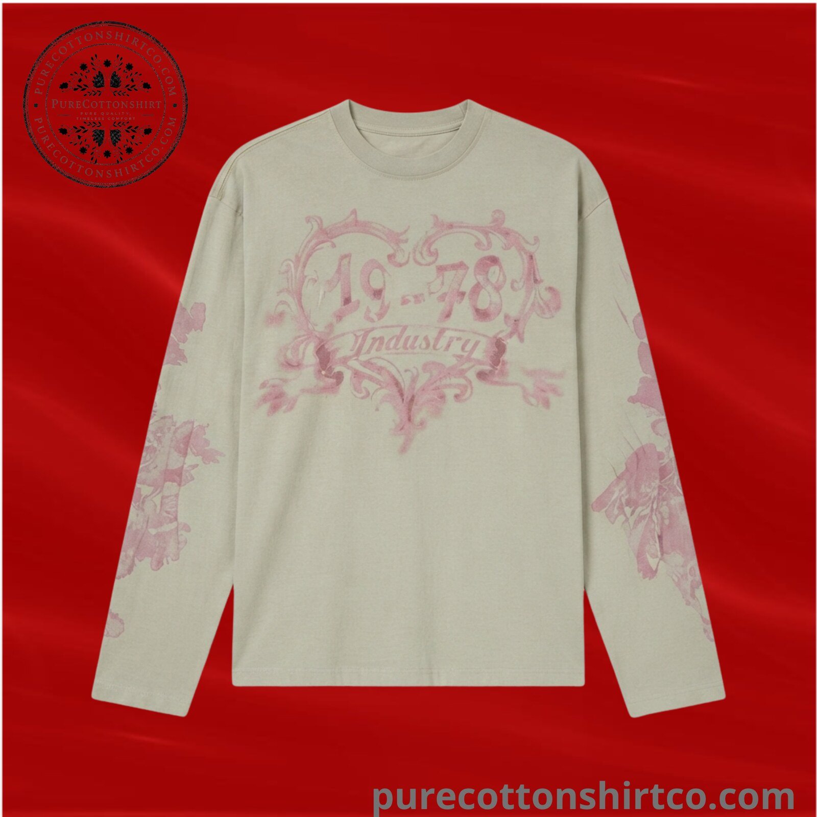 BTS JIN Diesel 1978 Pink Heart Graphic Long Sleeve Shirt - SEOKJIN ARIRANG WORLD TOUR IN TORONTO DAY 1 4 BTS JIN Diesel 1978 Pink Heart Graphic Long Sleeve Shirt - SEOKJIN ARIRANG WORLD TOUR IN TORONTO DAY 1