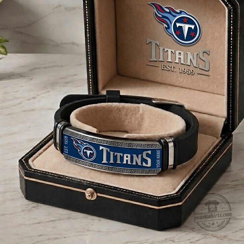 Tennessee Titans National Football League Personalized Bracelet
