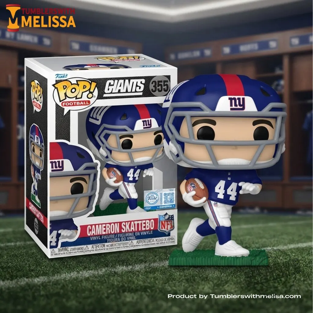 Cameron Skattebo New York Giants Funko Pop Figures Doll 1 Cameron Skattebo New York Giants Funko Pop Figures Doll premium quality collectible or lifestyle product for everyday use