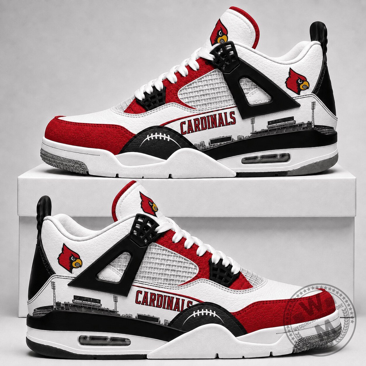 Louisville Cardinals Football Team Stadium Design Athletic Shoes