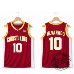 Jose Alvarado #10 Christ the King High School Basketball Jersey