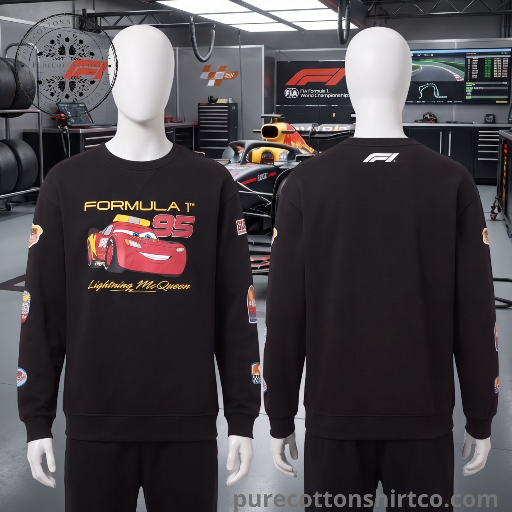 Formula 1 X Disney Cars Lightning McQueen 2026 Sweatshirt