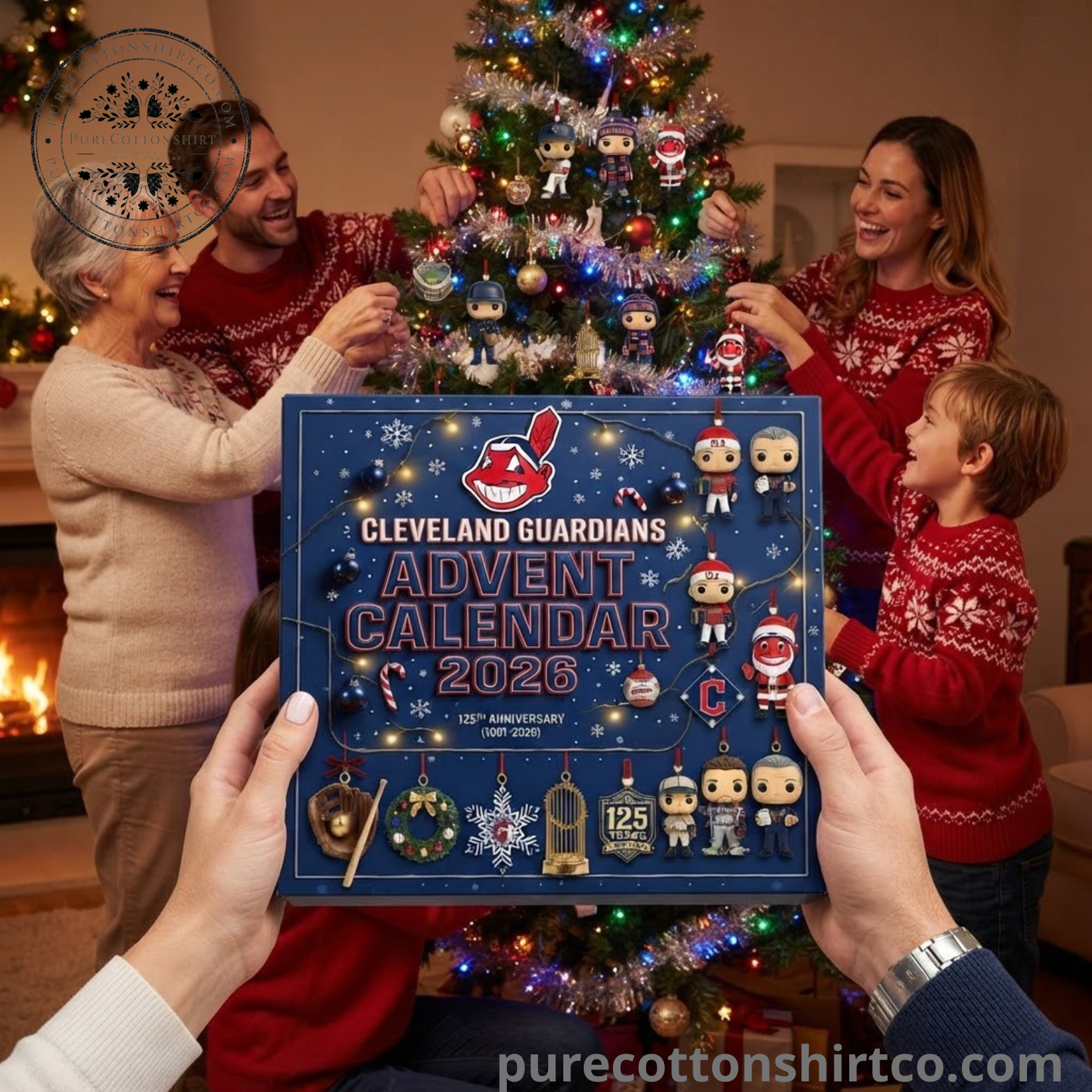 5 Cleveland Guardians 125th Anniversary 2026 Advent Calendar | Baseball Christmas Countdown — image 3