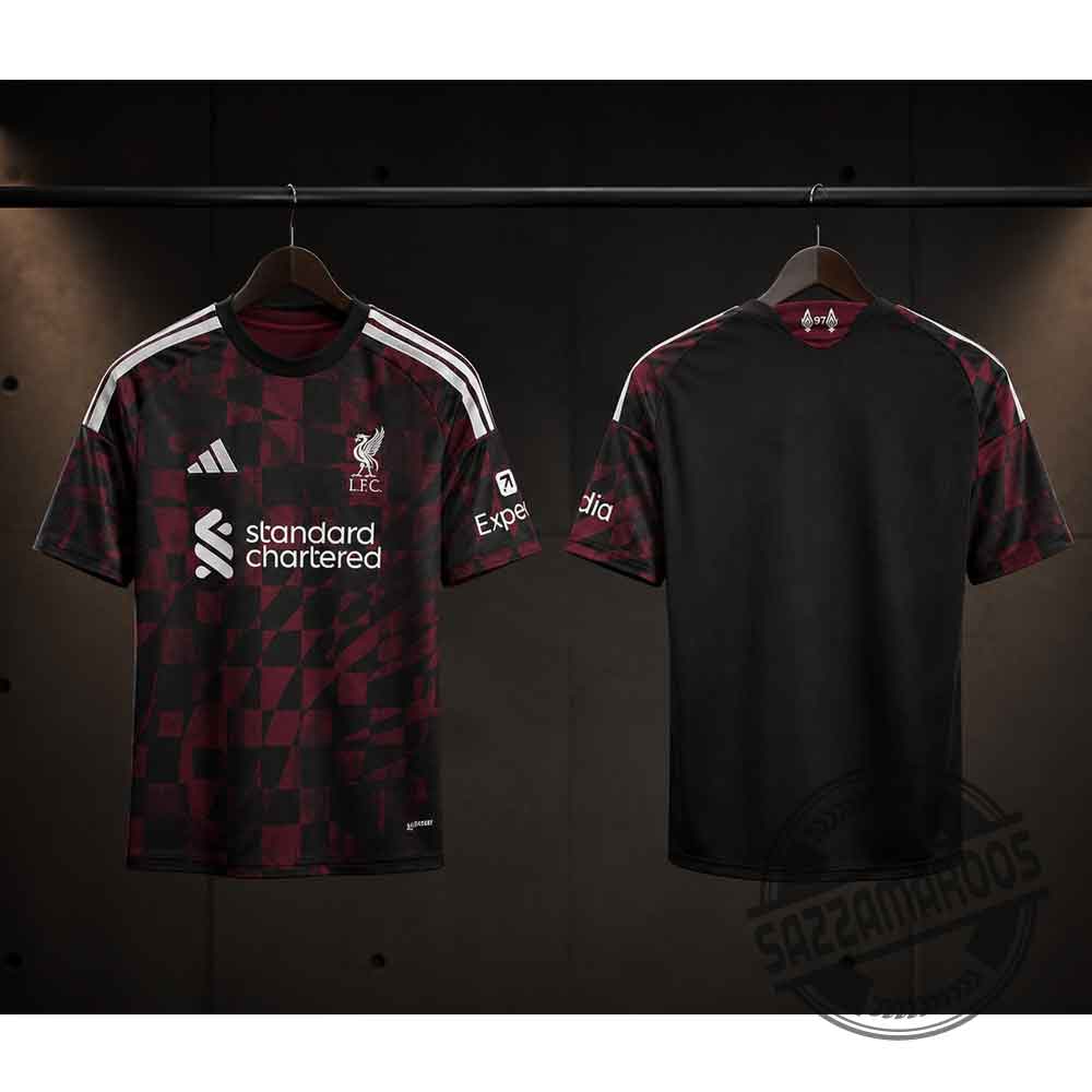 Liverpool Maroon Third 2026/27 Soccer Jersey Shirt