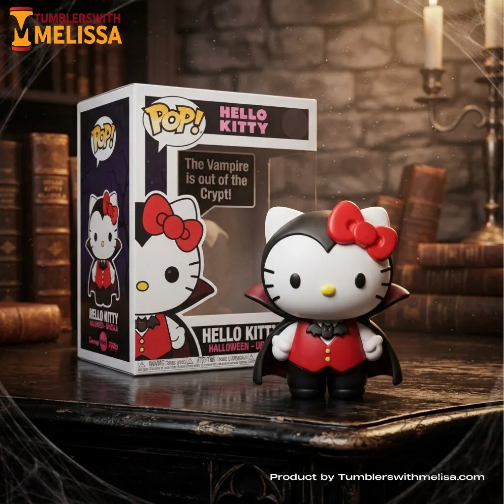 Hello Kitty Halloween Vampire Dracula Funko Pop Figures Doll