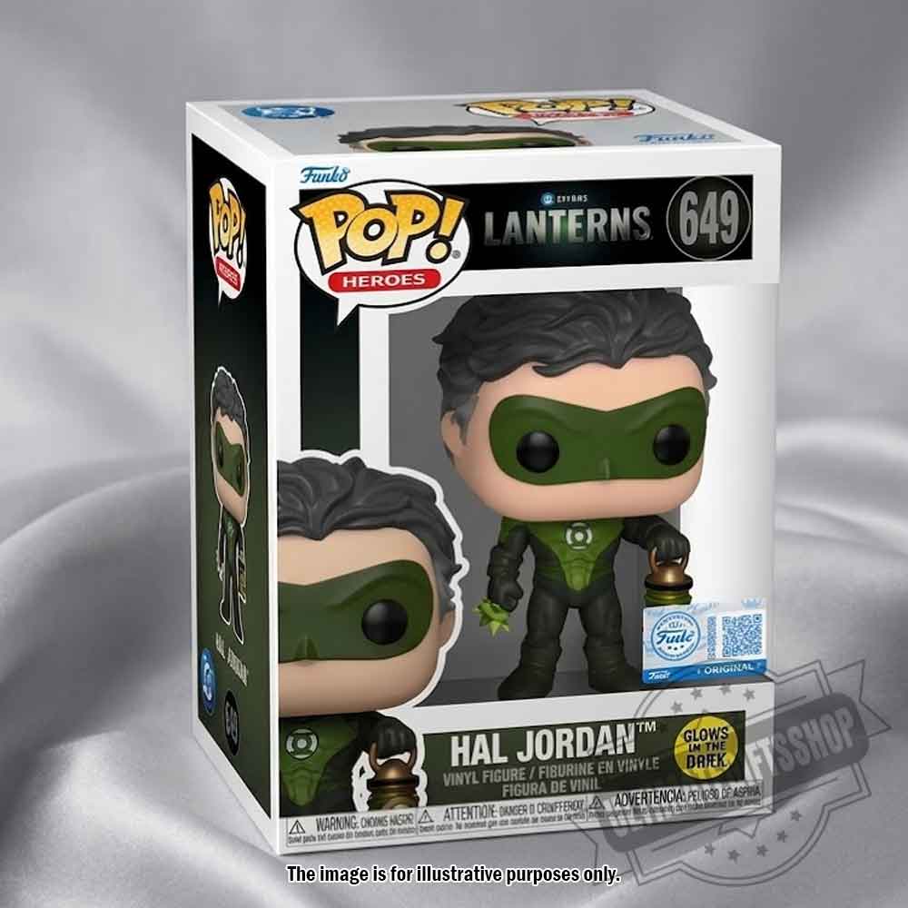 Funko Pop! DC Lanterns Hal Jordan #649 Glows In The Dark Vinyl Figure - Special Edition Collectible