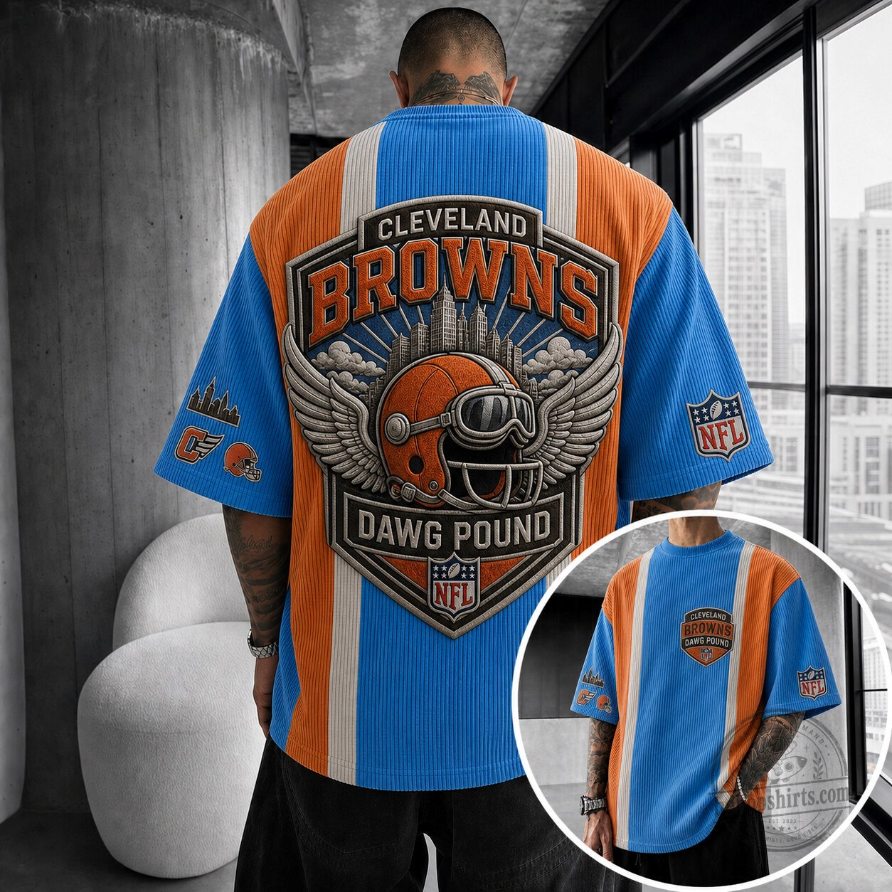 Cleveland Browns Dawg Pound NFL Football Team Fan T-Shirt