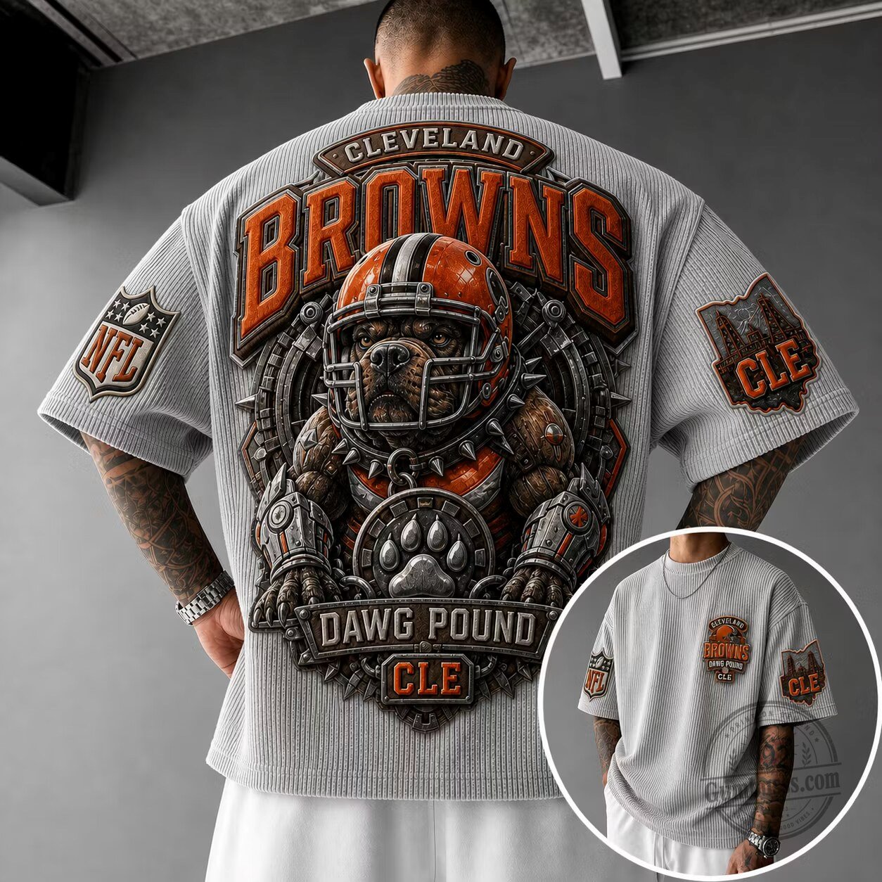 Cleveland Browns Dawg Pound Football Team T-Shirt