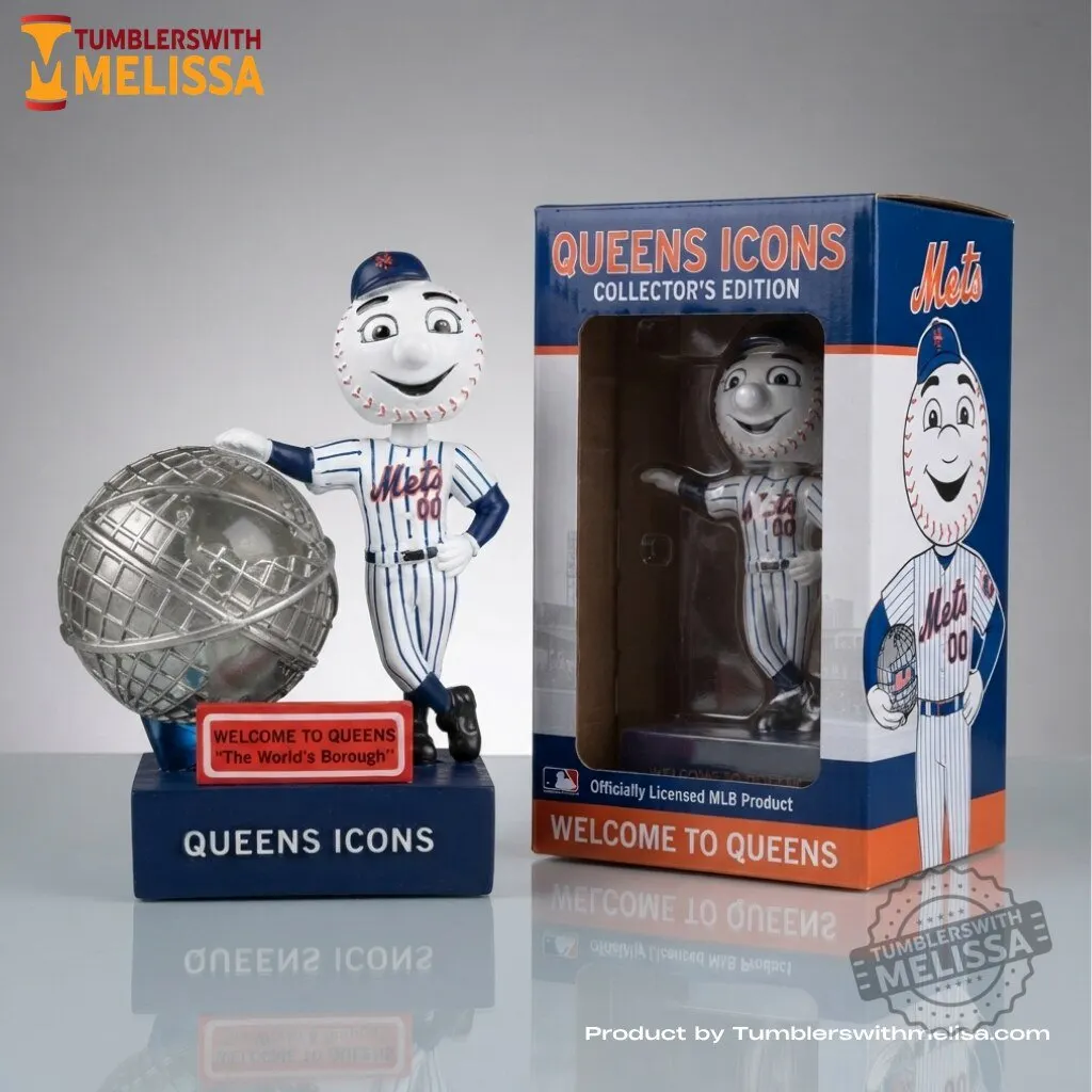 New York Mets Mr. Met Queens Icons Unisphere Light-Up Bobblehead 2 New York Mets Mr. Met Queens Icons Unisphere Light-Up Bobblehead premium quality collectible or lifestyle product for everyday use
