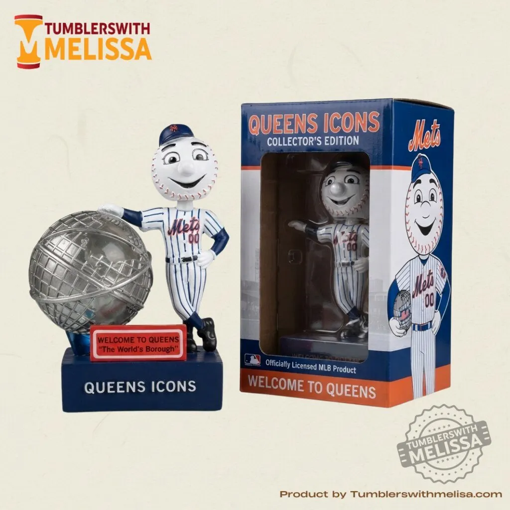 New York Mets Mr. Met Queens Icons Unisphere Light-Up Bobblehead 3 New York Mets Mr. Met Queens Icons Unisphere Light-Up Bobblehead premium quality collectible or lifestyle product for everyday use