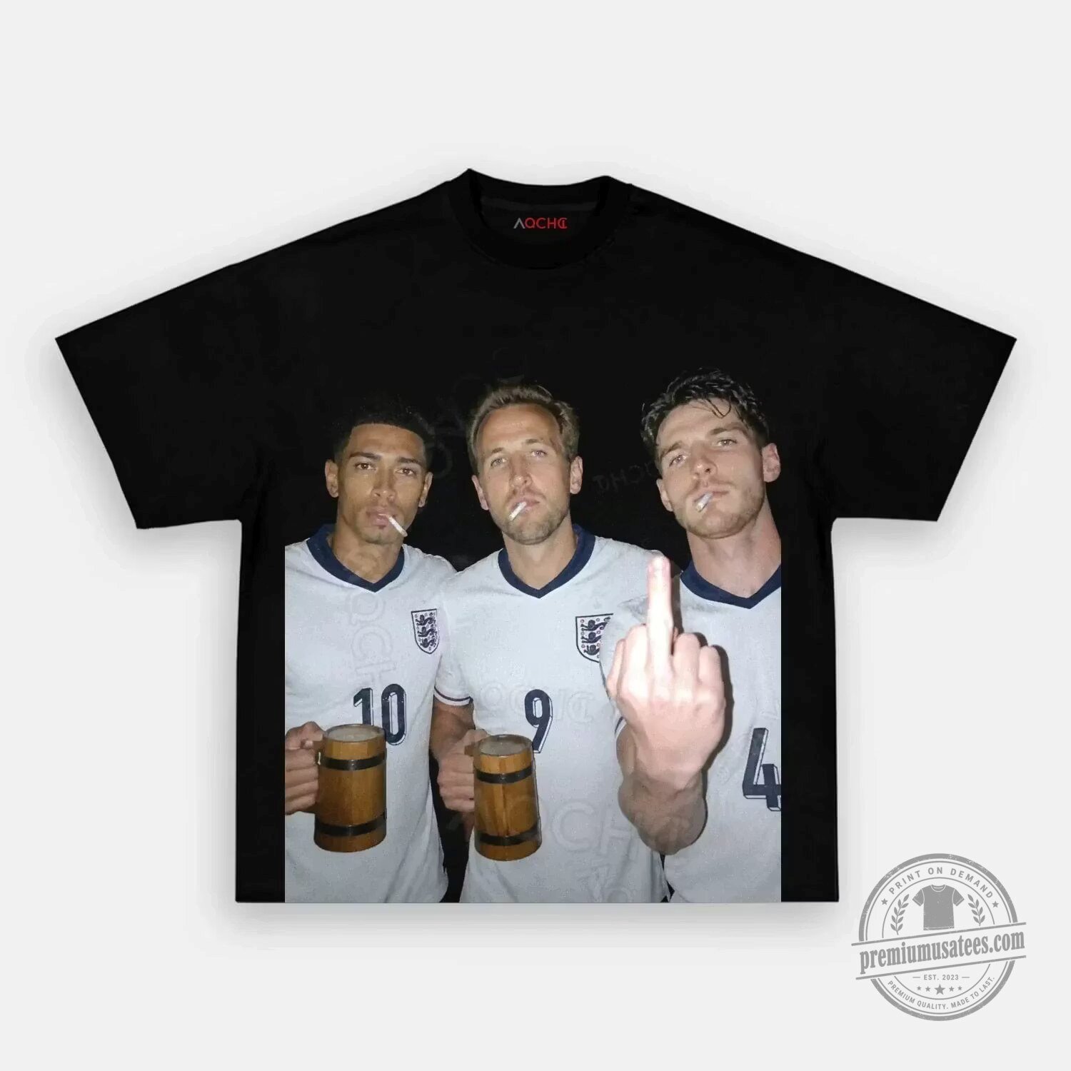 England Football Players Jude Bellingham Harry Kane Declan Rice Funny T-Shirt