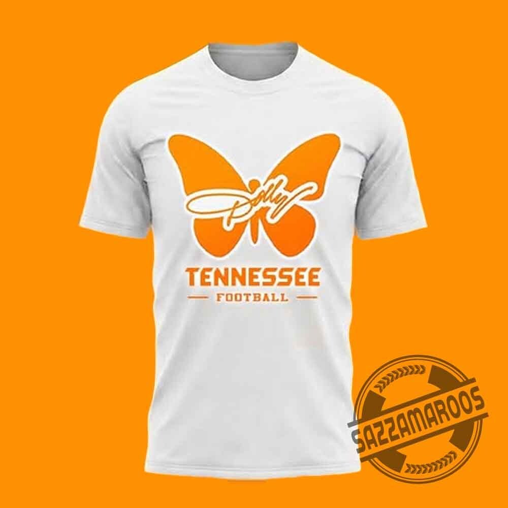 Dolly Parton 95 Tennessee Football Butterfly Shirt Dolly Parton 95 Tennessee Football Butterfly Tee – image 2 of 3