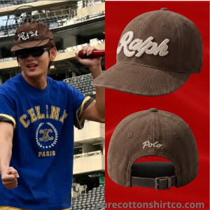 BTS V Polo Ralph Lauren The Ralph Logo Twill Ball Cap BTS WORLD TOUR ARIRANG IN LA 2