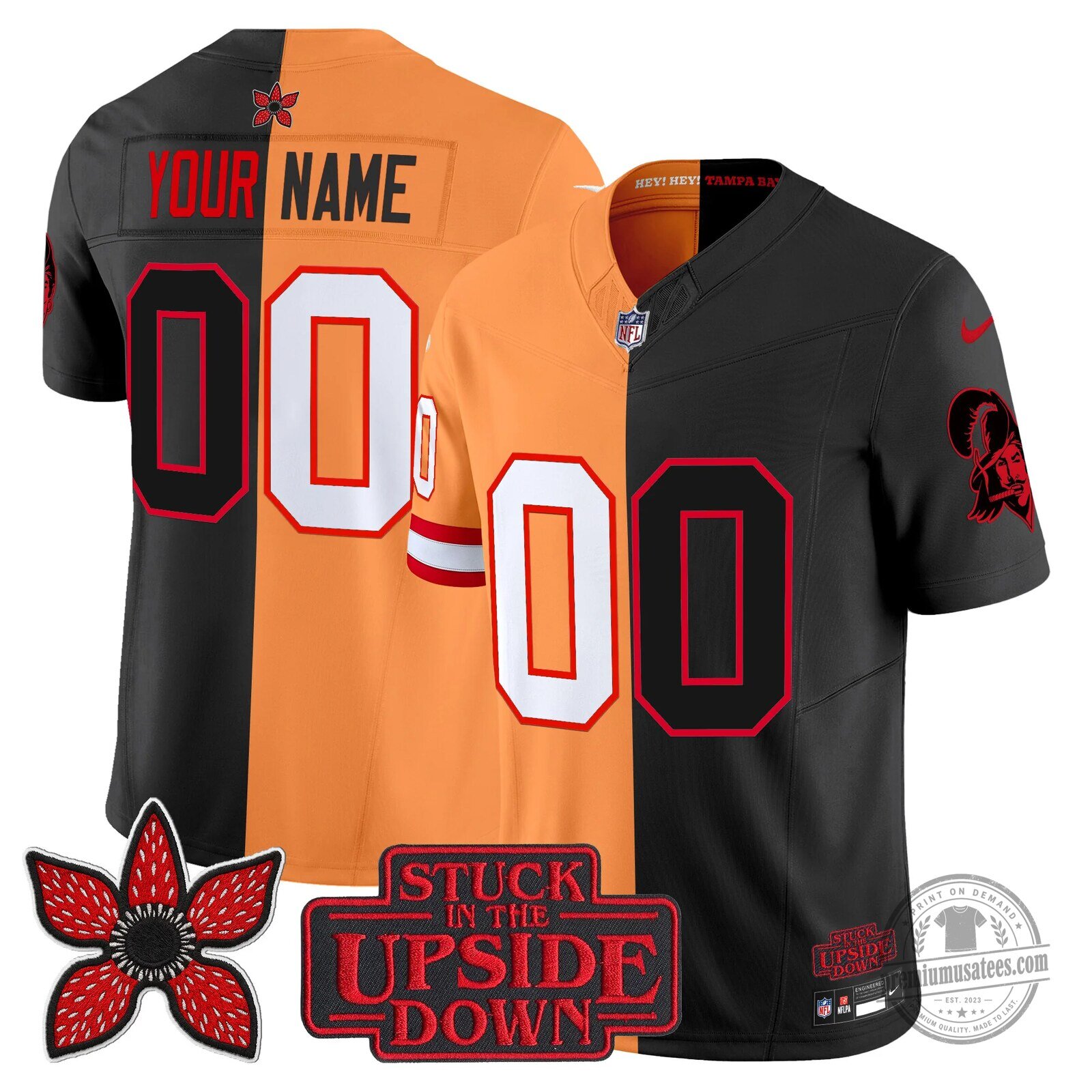 Tampa Bay Buccaneers Stranger Things Upside Down Edition Football Jersey