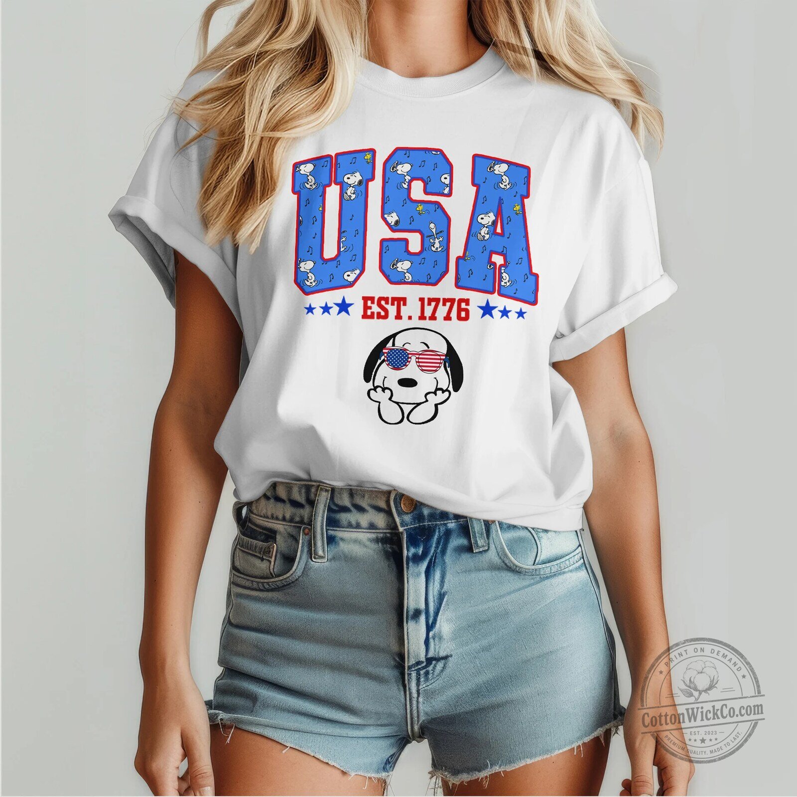 Snoopy Fourth of July America 250 We The People 1776-2026 T-Shirt 4 Snoopy Fourth of July America 250 We The People 1776-2026 T-Shirt