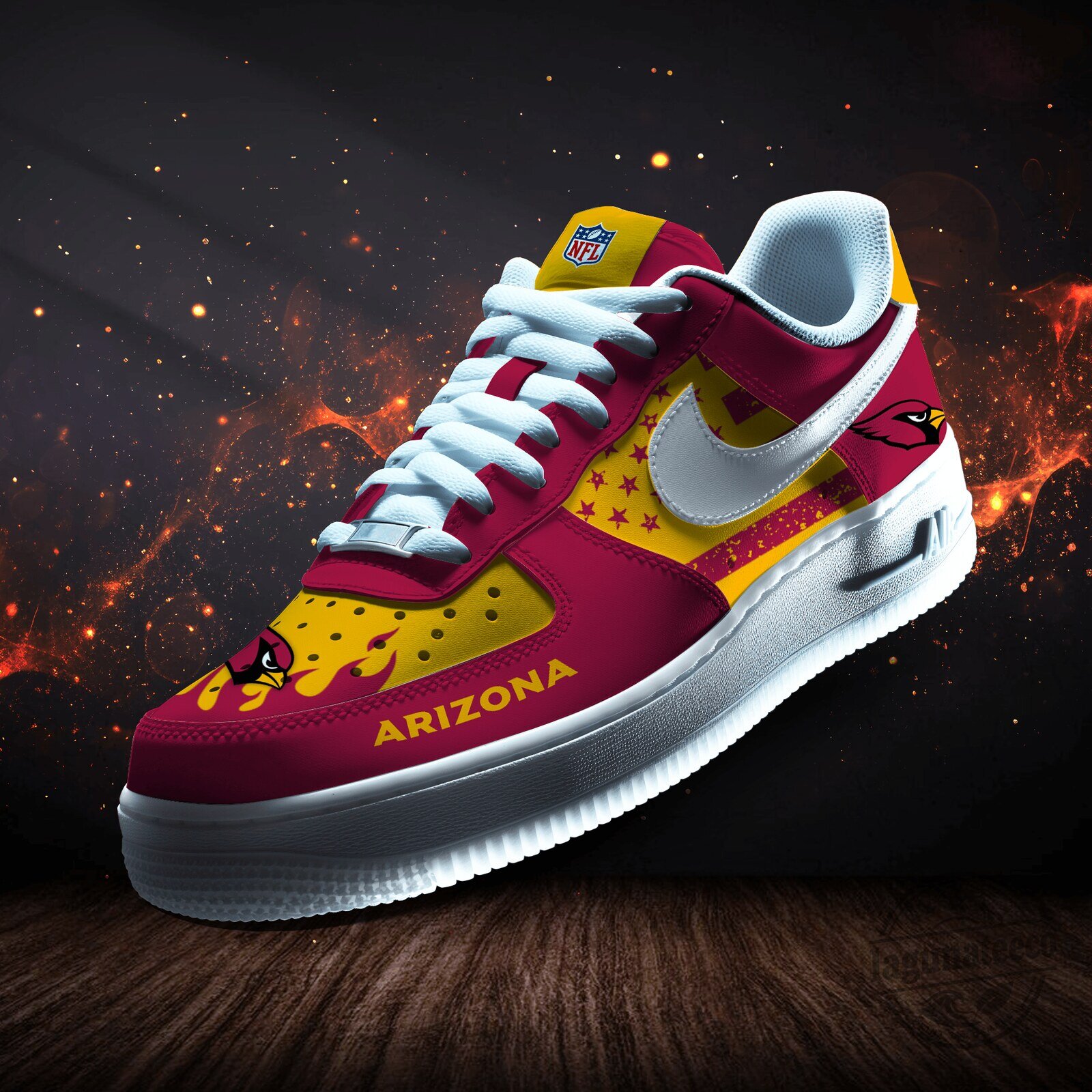 Arizona Cardinals National Football League Team Personalized Low Top Sneakers