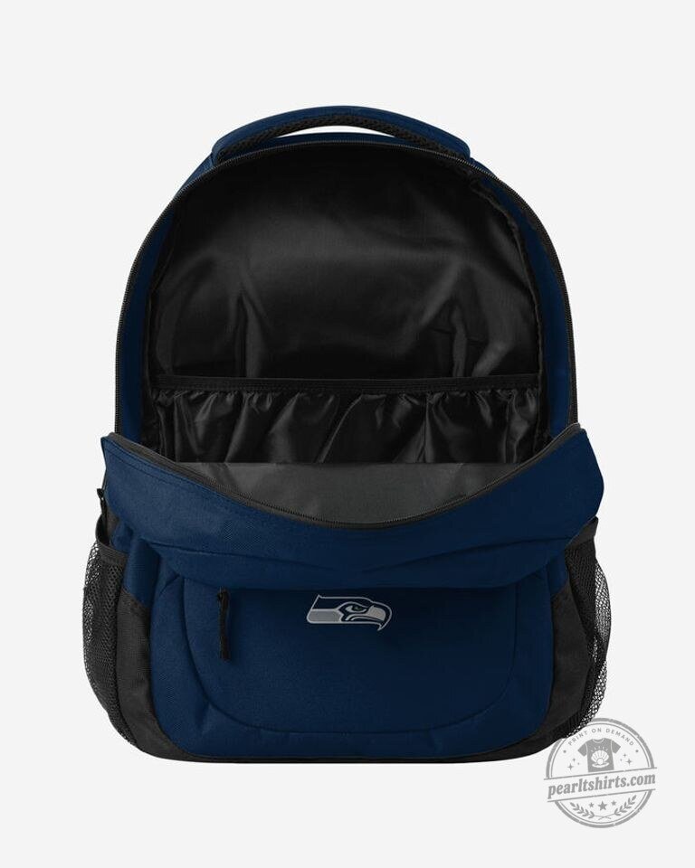 Seattle Seahawks Property Of Football Team Logo Backpack 11 Seattle Seahawks Property Of Football Team Logo Backpack