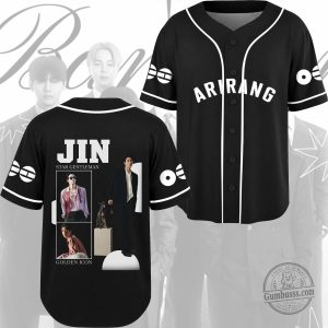 BTS Arirang World Tour Notice Me Please Jin Baseball Jersey