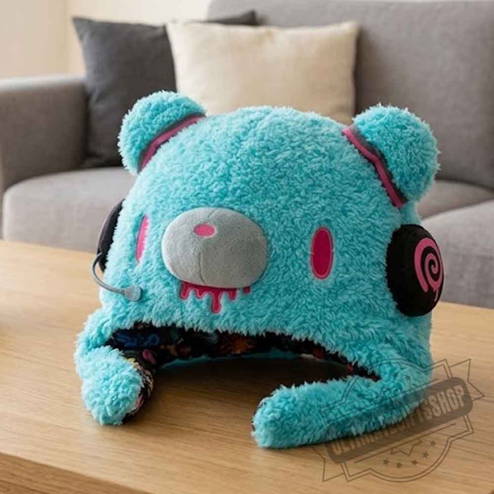 Gloomy Bear x Hatsune Miku Plush Trapper Hat (1) Gloomy Bear x Hatsune Miku Plush Trapper Hat