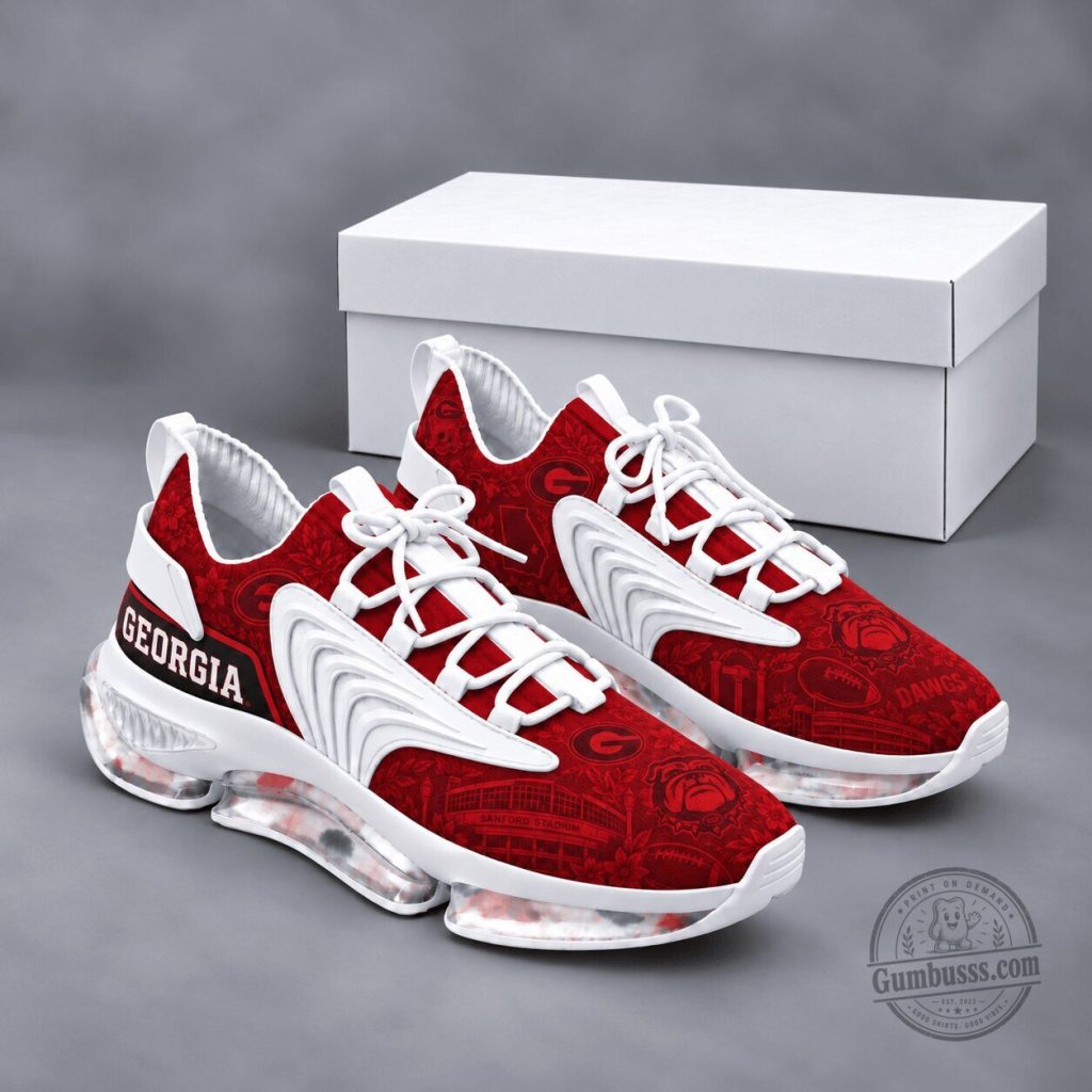 Georgia Bulldogs NCAA Air Max Style Running Shoes Georgia Bulldogs NCAA Air Max Style Running Shoes