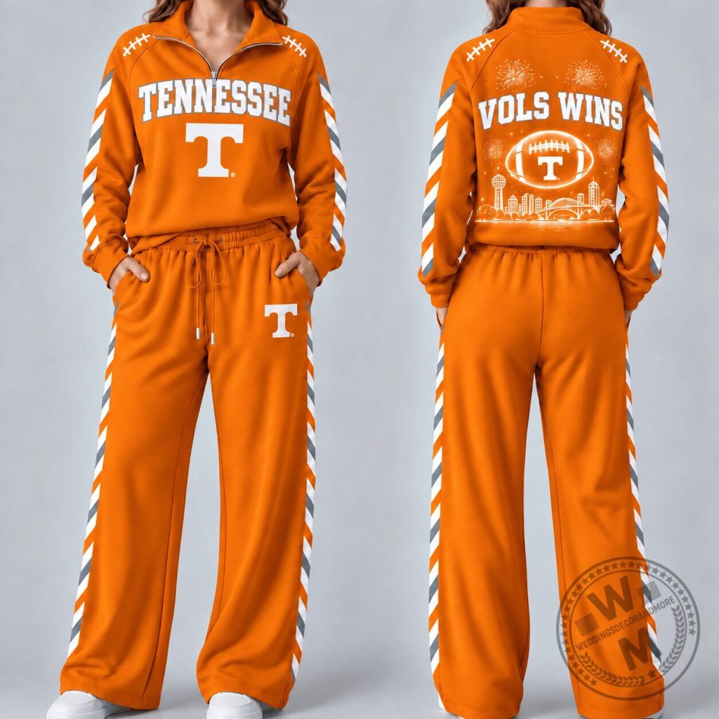 Tennessee Volunteers Women's Orange Game Day Two-Piece Tracksuit Set 25 Tennessee Volunteers Women's Orange Game Day Two-Piece Tracksuit Set