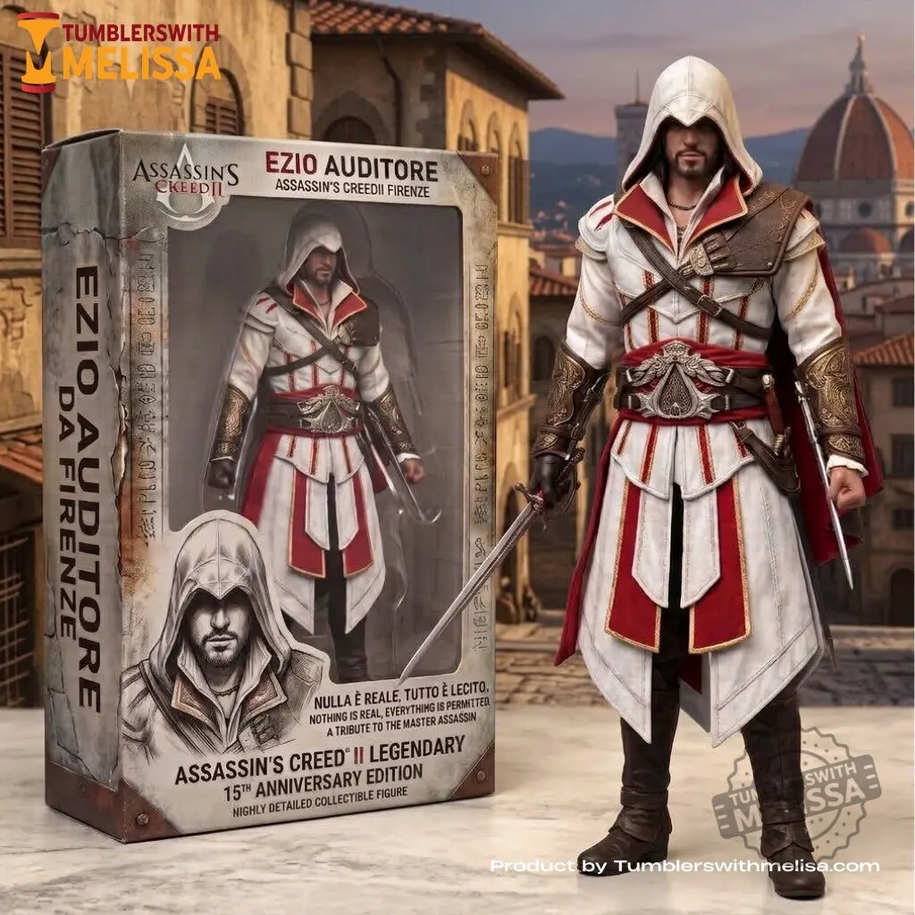 Assassins Creed II Legendary 15th Anniversary Edition - Ezio Auditore Da Firenze Highly Detailed Collectible Figure
