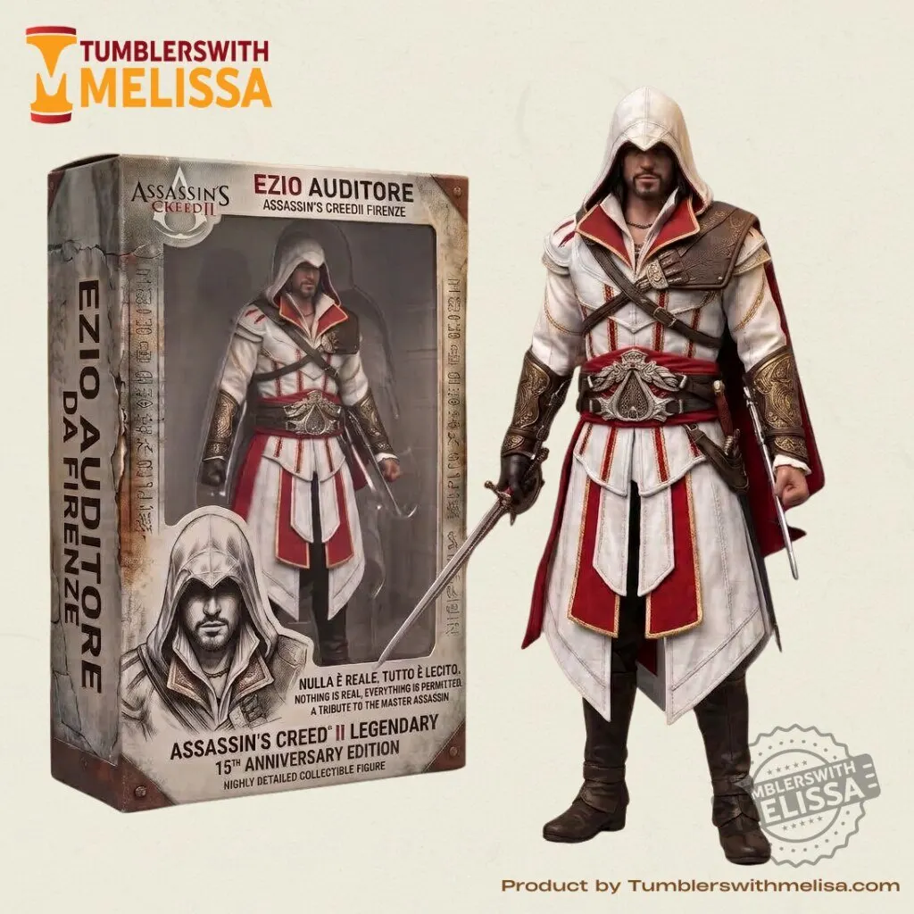 Assassins Creed II Legendary 15th Anniversary Edition - Ezio Auditore Da Firenze Highly Detailed Collectible Figure 3 Assassins Creed II Legendary 15th Anniversary Edition - Ezio Auditore Da Firenze Highly Detailed Collectible Figure premium quality collectible or lifestyle product for everyday use
