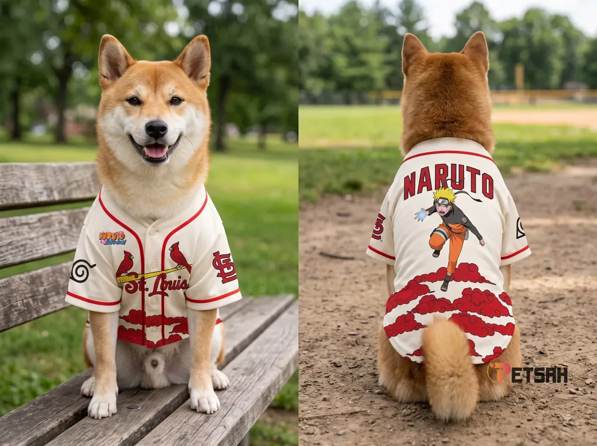 Cardinals Naruto Night 2026 Printed Baseball Jersey Shirt Giveaway,for Pet 2 Cardinals Naruto Night 2026 Printed Baseball Jersey Shirt Giveaway,for Pet