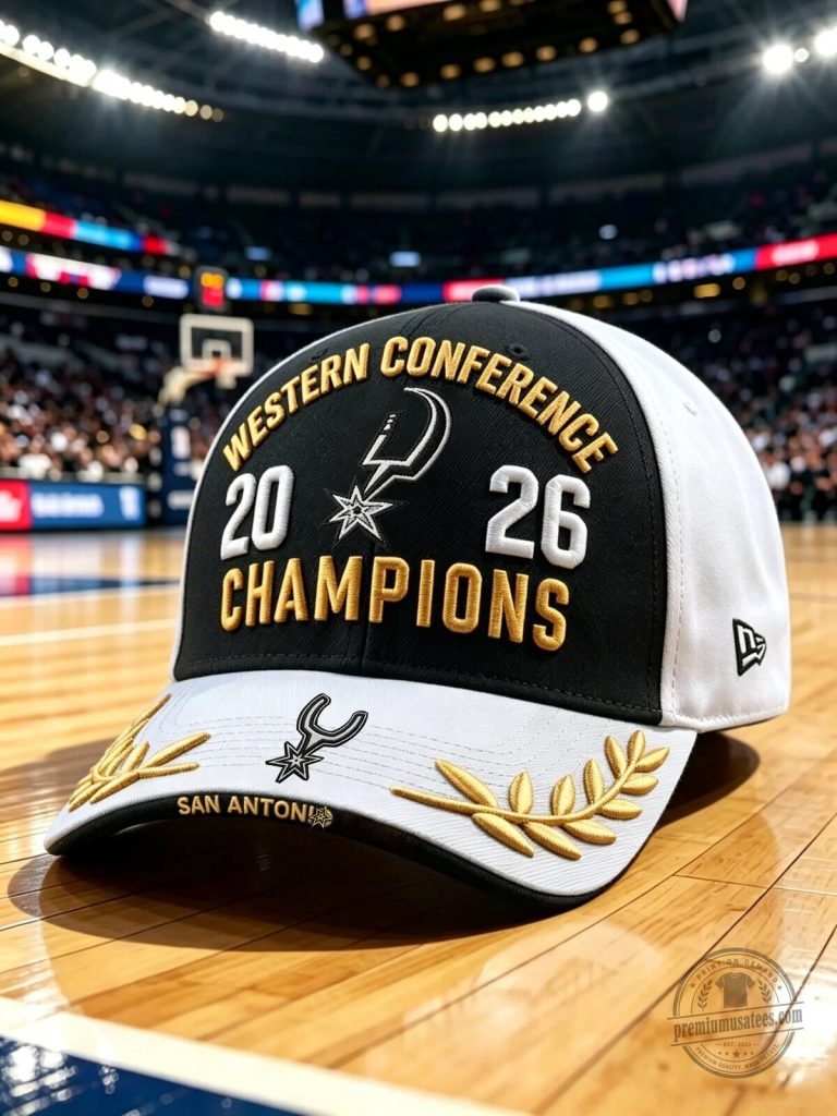 Western Conference 2026 Champions San Antonio Basketball Cap Hat