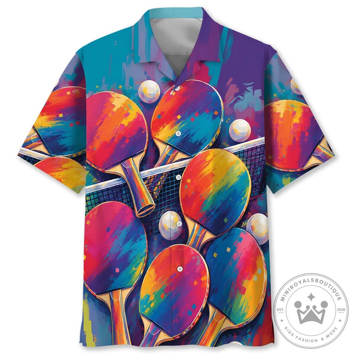 Vibrant Astronomy Space Galaxy Telescope Planets Hawaiian Shirt
