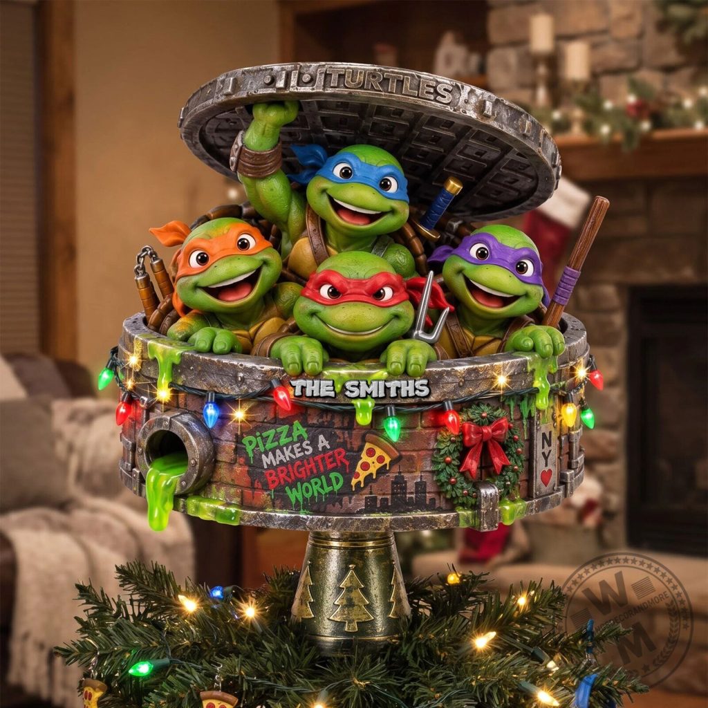 Teenage Mutant Ninja Turtles Personalized Christmas Tree Topper Teenage Mutant Ninja Turtles Personalized Christmas Tree Topper