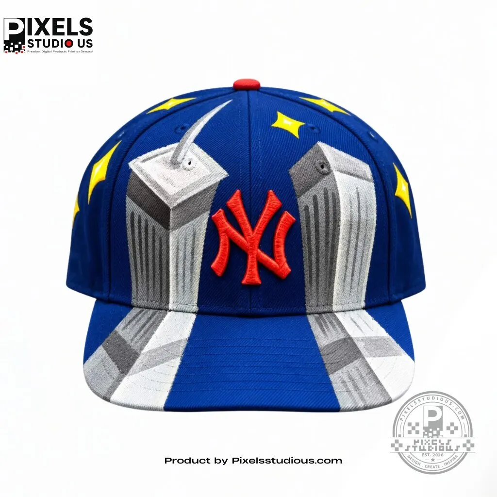 New York Yankees 9/11 Twin Towers 25th Anniversary Remembrance Fitted Cap