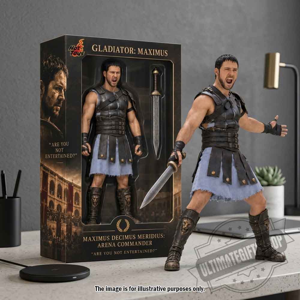 Hot Toys Gladiator Maximus Decimus Meridius Arena Commander Figure (1) Hot Toys Gladiator Maximus Decimus Meridius Arena Commander Figure