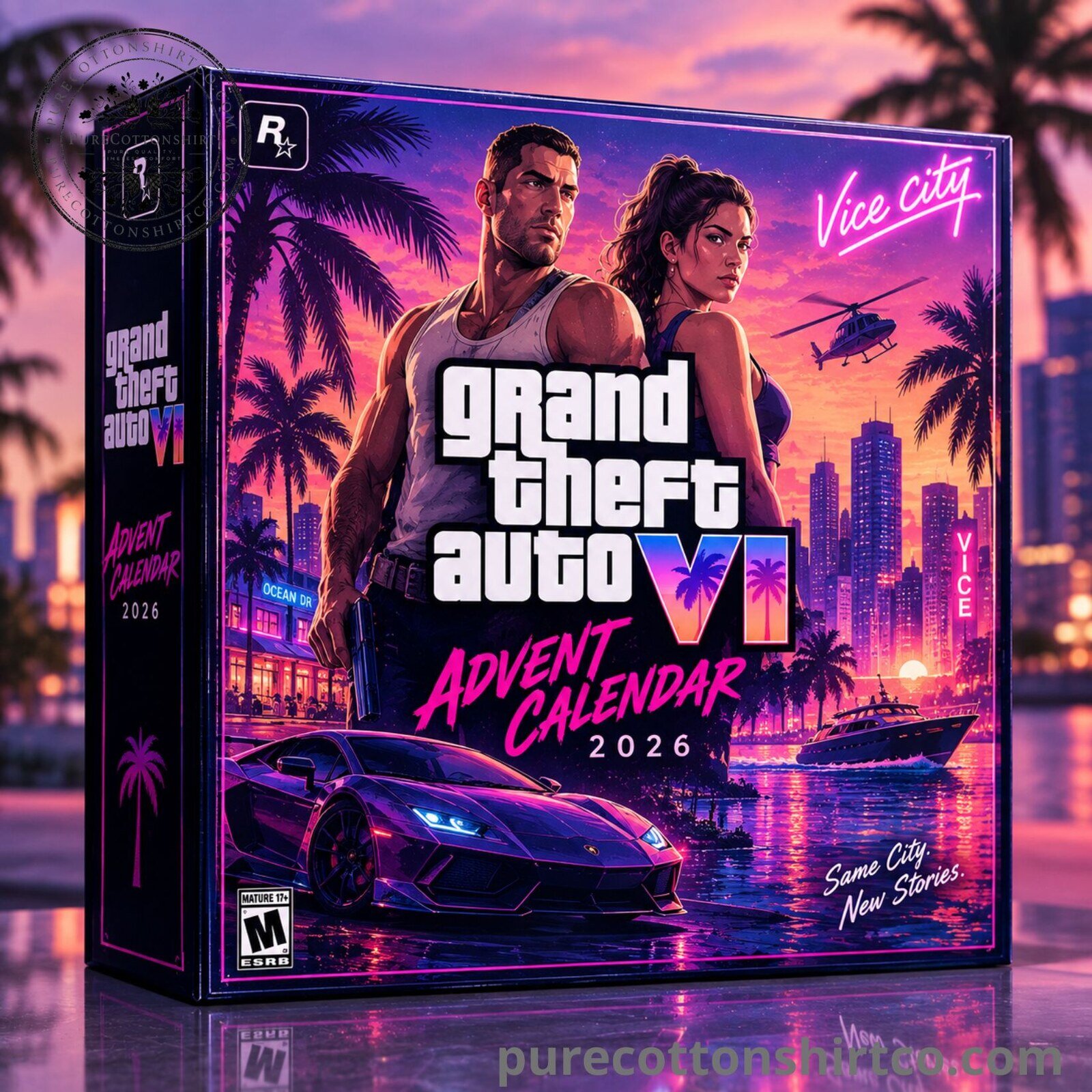 Grand Theft Auto VI Advent Calendar 2026 - 24 Days Flat Acrylic Ornaments Box 5 Grand Theft Auto VI Advent Calendar 2026 - 24 Days Flat Acrylic Ornaments Box