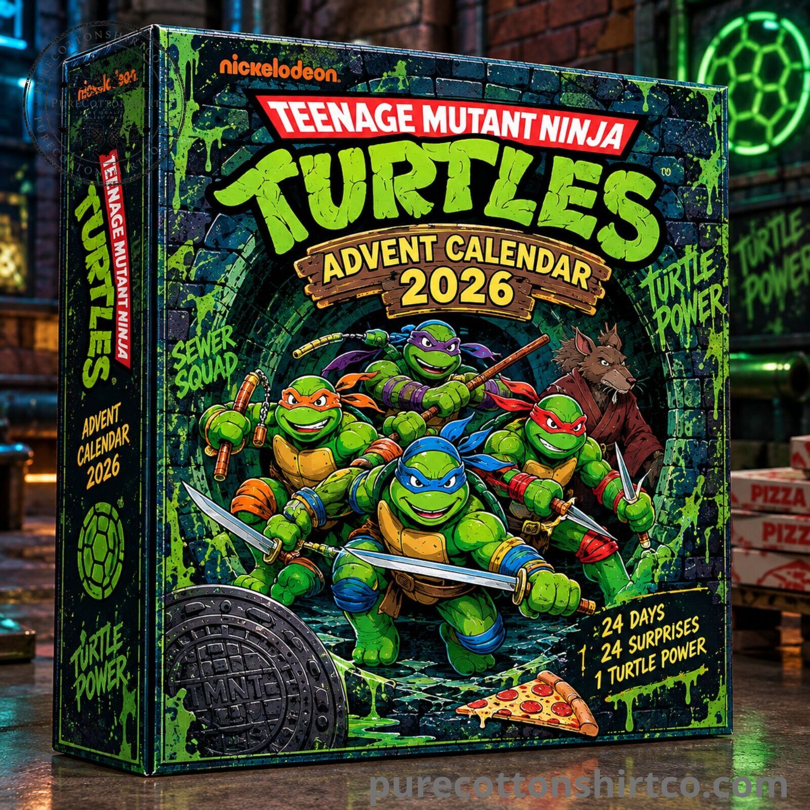 Teenage Mutant Ninja Turtles Advent Calendar 2026 - 24 Days Flat Acrylic Ornaments Box 5 Teenage Mutant Ninja Turtles Advent Calendar 2026 - 24 Days Flat Acrylic Ornaments Box